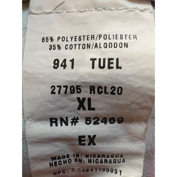 Simply Basic Women's Christmas Scrubs Top XL White Multi - Picture 4 of 5